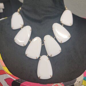 WHITE KENDRA SCOTT HARLOW NECKLACE